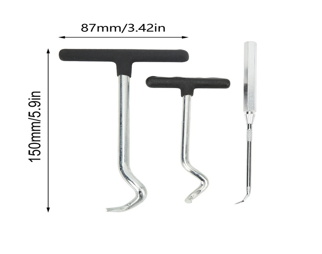 SET OF 3 OIL SEAL O-RINGS GREASE REMOVAL PULLER TOOLS