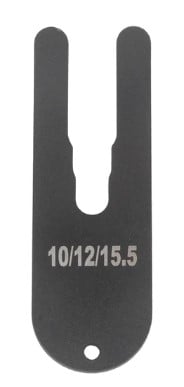 Laser 7319 Herramienta Sujeción Vástago Amortiguador Horquilla Moto 10.3mm / 12.7mm – Para Compresores Laser 6353