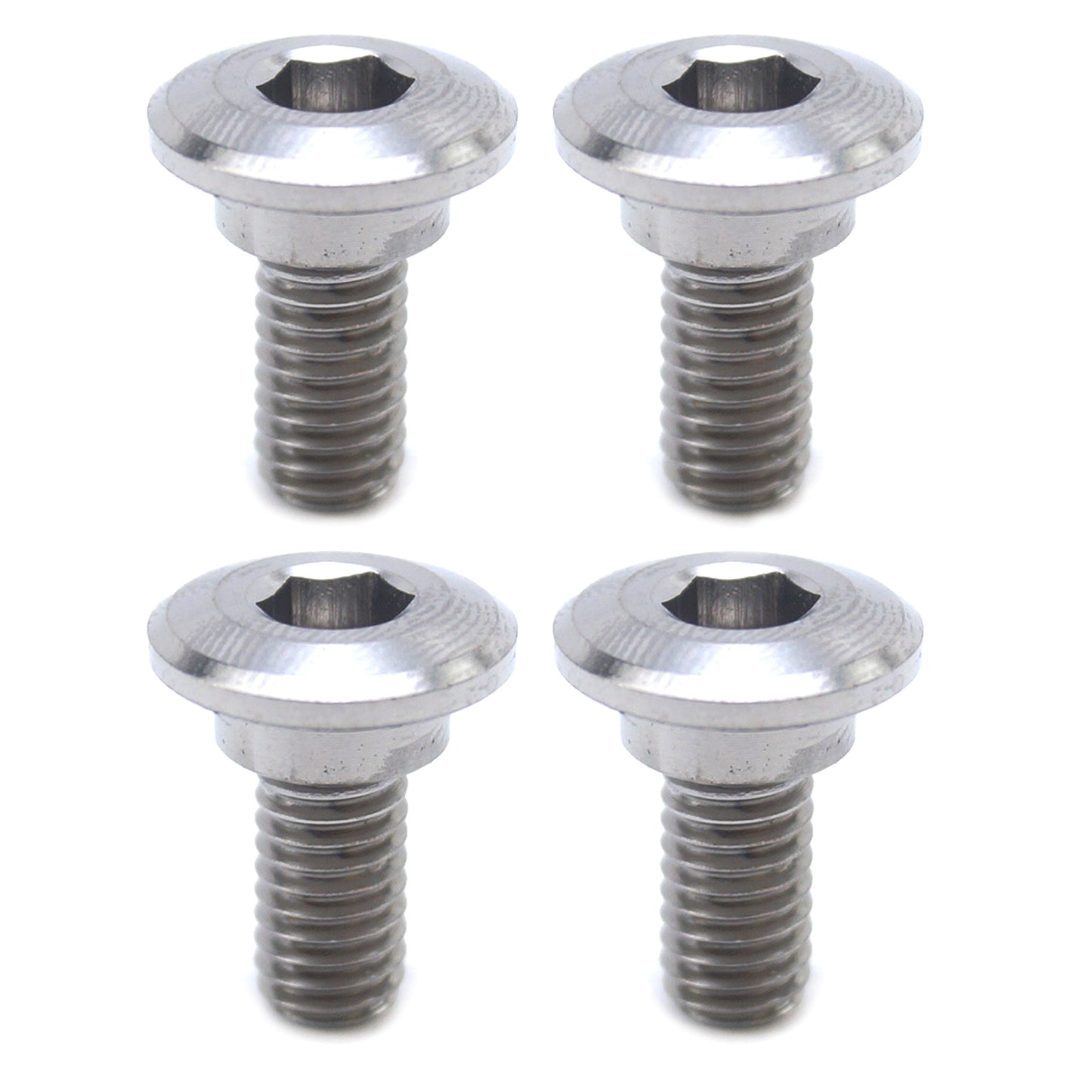 GR5 BOLT DISC M6 x 14mm BOSS, TITANIUM / PACK 4 / 92151-1799, /