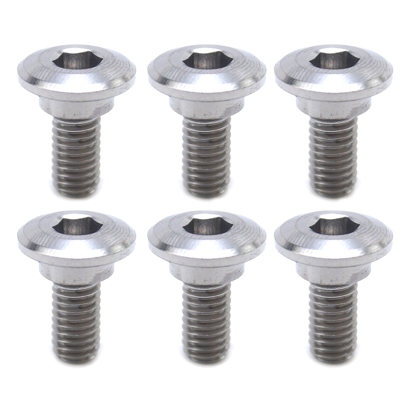 GR5 BOLT DISC M6 x 14mm BOSS 8.9, TITANIUM / PACK 6 / 92151-1799