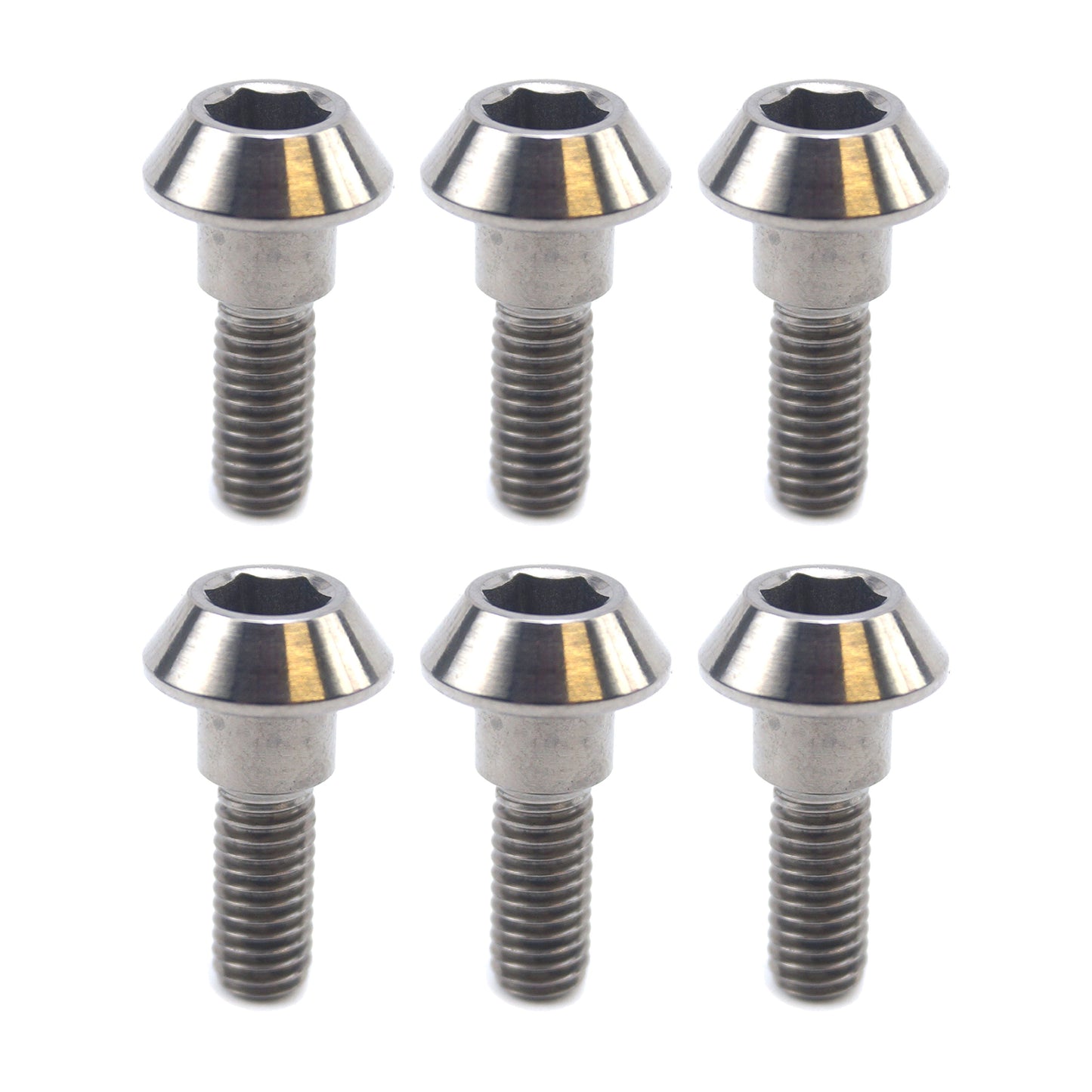 GR5 YAMAHA BOLT DISC M6 / With BOSS, TITANIUM / PACK 6 90109-064G6-00, 90109-06254-00