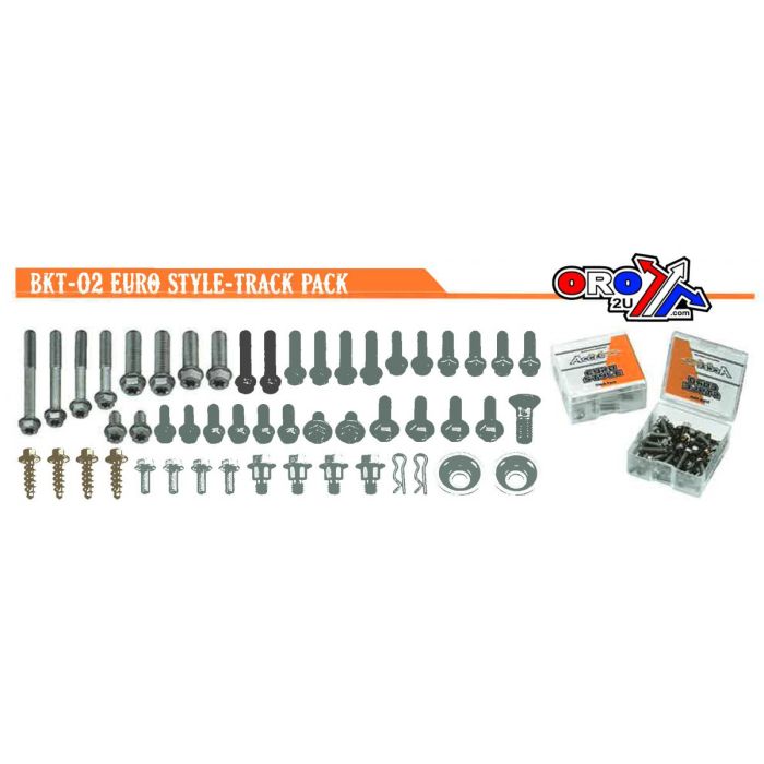 KIT DE TORNILLOS ESTILO KTM/HUS DE FÁBRICA, KIT TODOTERRENO PAQUETE DE PISTA, BKT-02