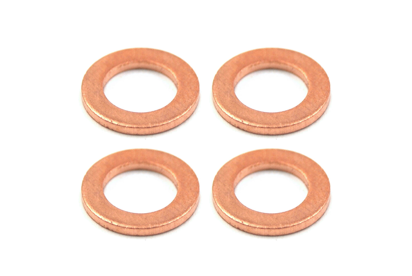 COPPER WASHER M6 PK OF 4, SIZE ID6 x OD10 x W1.00mm