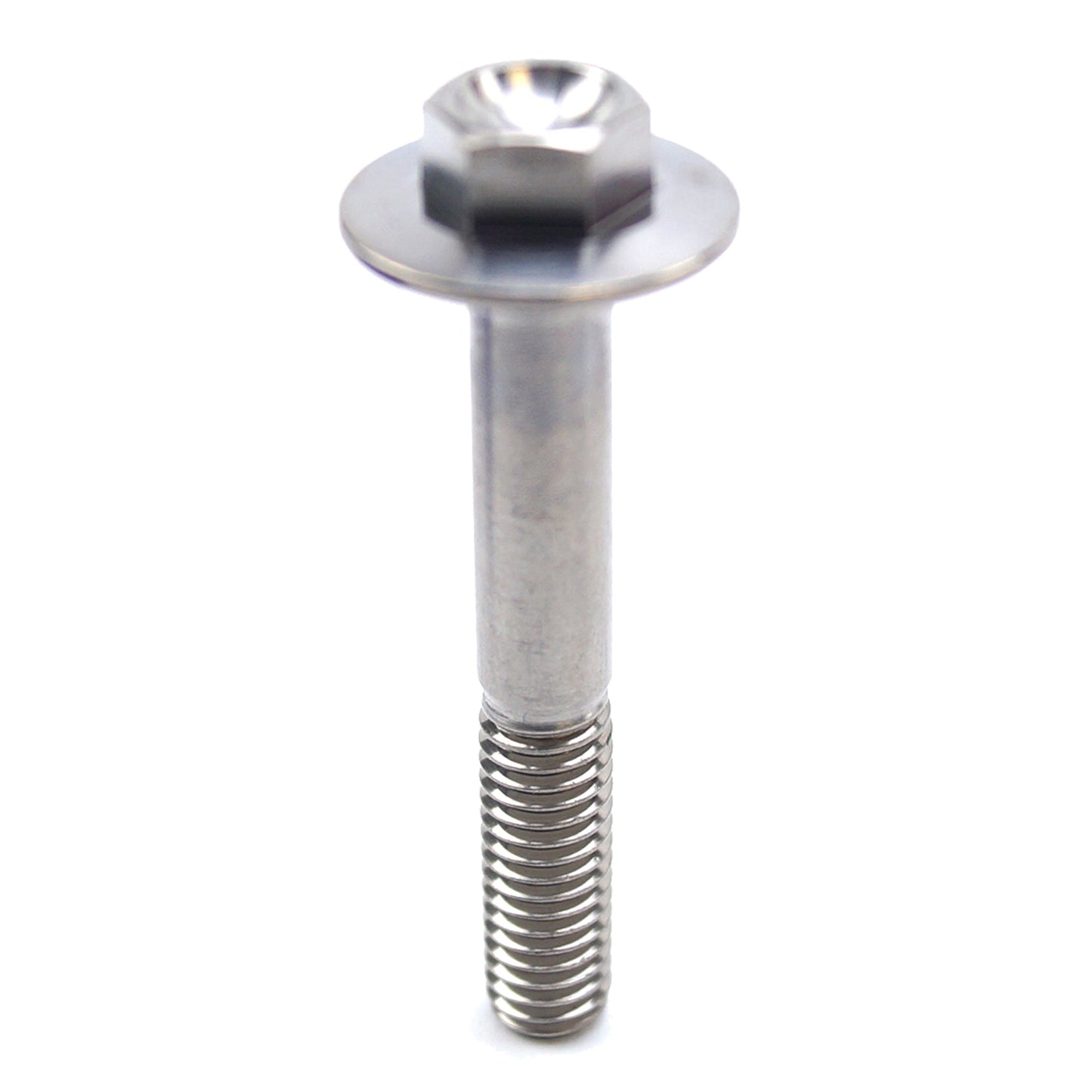 TITANIUM GR5 BOLT M6 x 40mm EACH, FLANGE OD: 15.90mm / HEX SIZE: 8mm, / PANEL BOLT FIXING PLASTIC