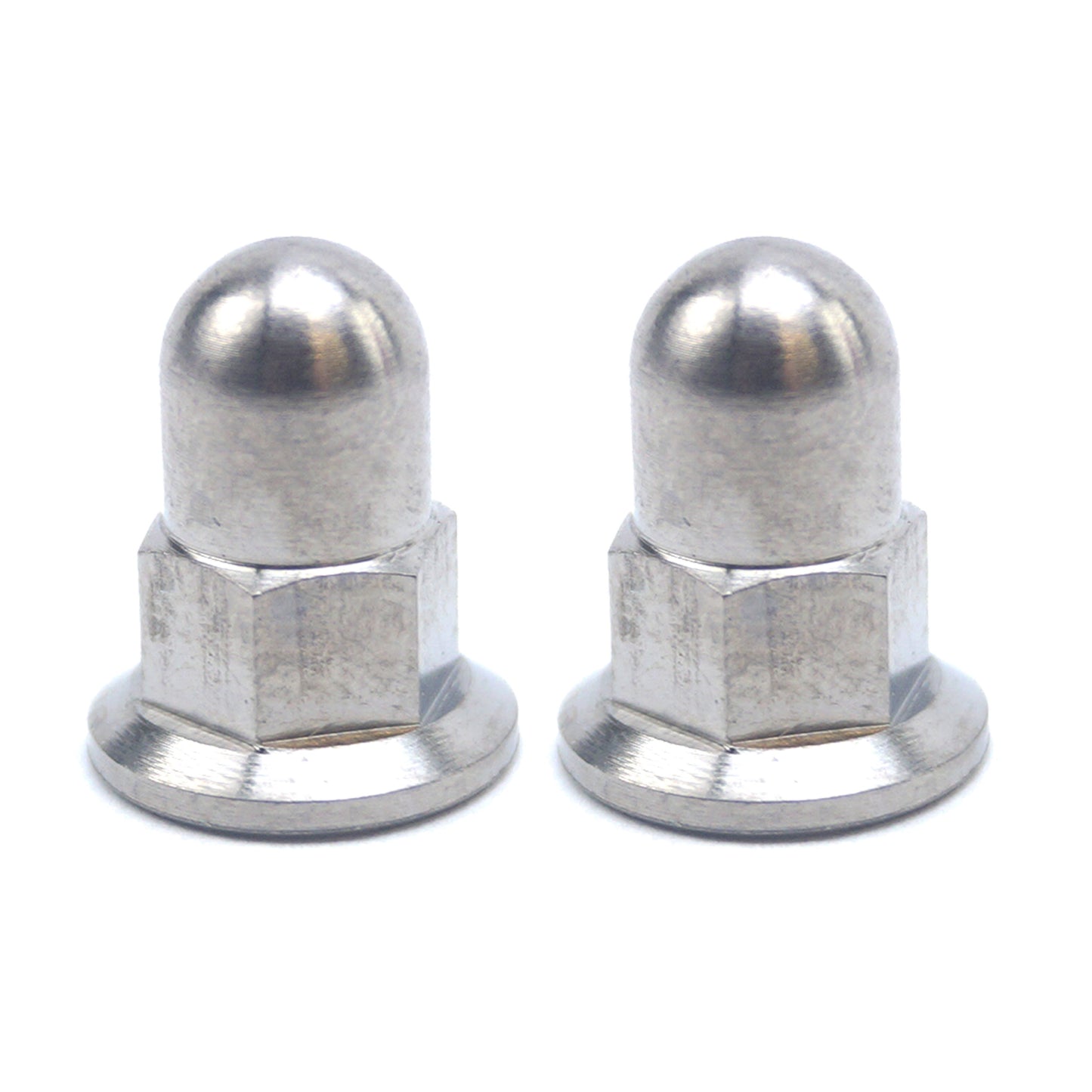TITANIUM GR5 M5X0.80mm NUT, DOME FLANGE / GRADE 5 / PK2