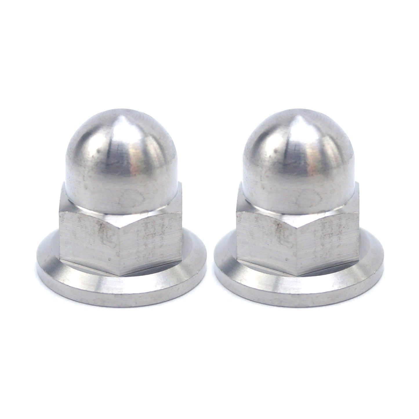 TITANIUM GR5 M8X1.25mm FLANGE NUT, DOME FLANGE NUT / PK2