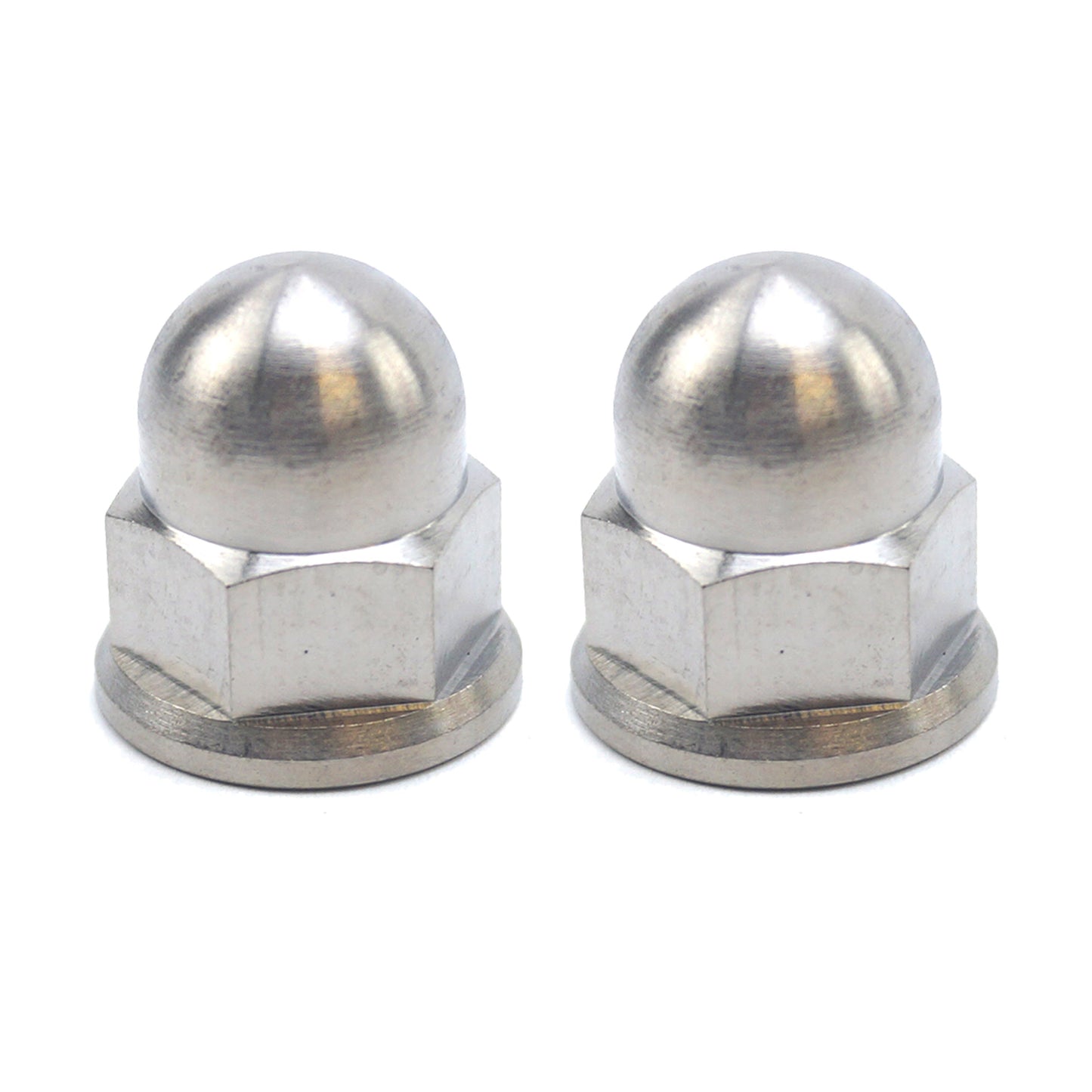 TITANIUM GR5 M10X1.25mm FLANGE NUT, DOME FLANGE NUT / PK2,