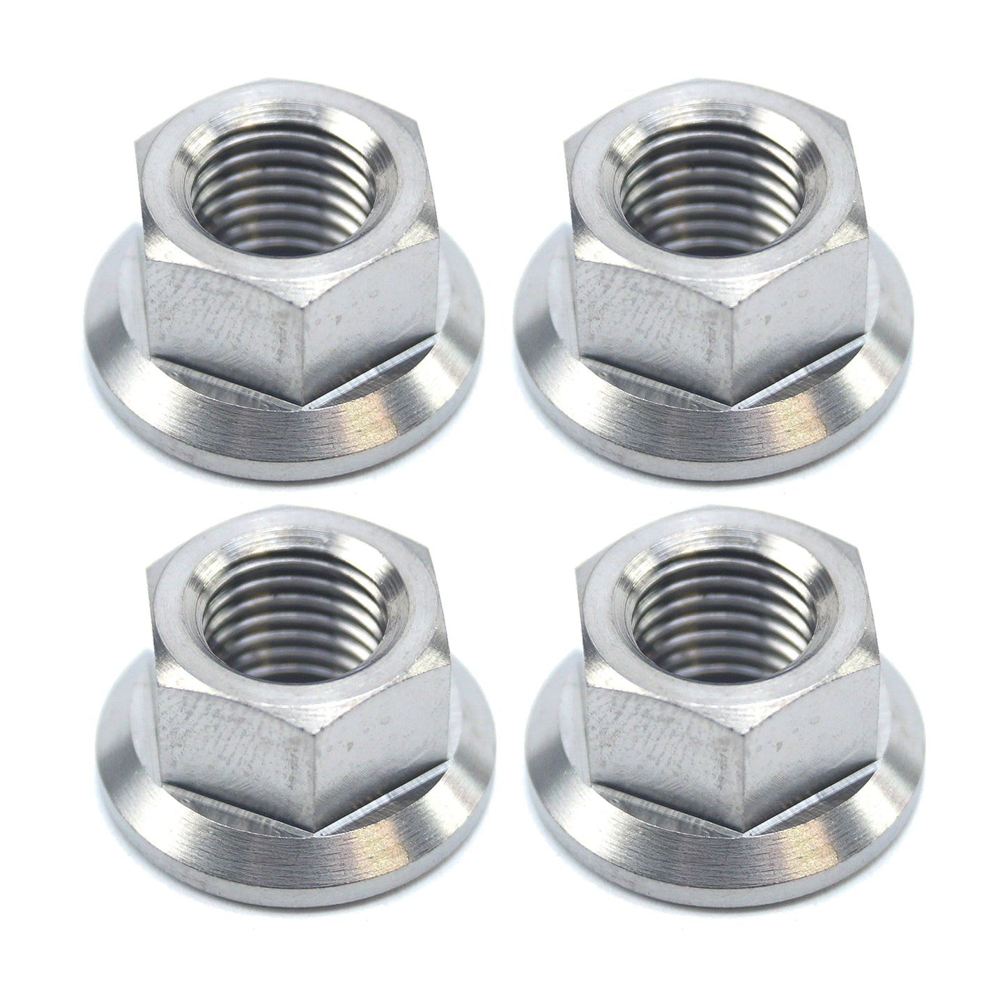 TITANIUM GR5 M10X1.25mm FLANGE NUT, 92015-077 92015-1415 / PK OF 4, REF 83-577