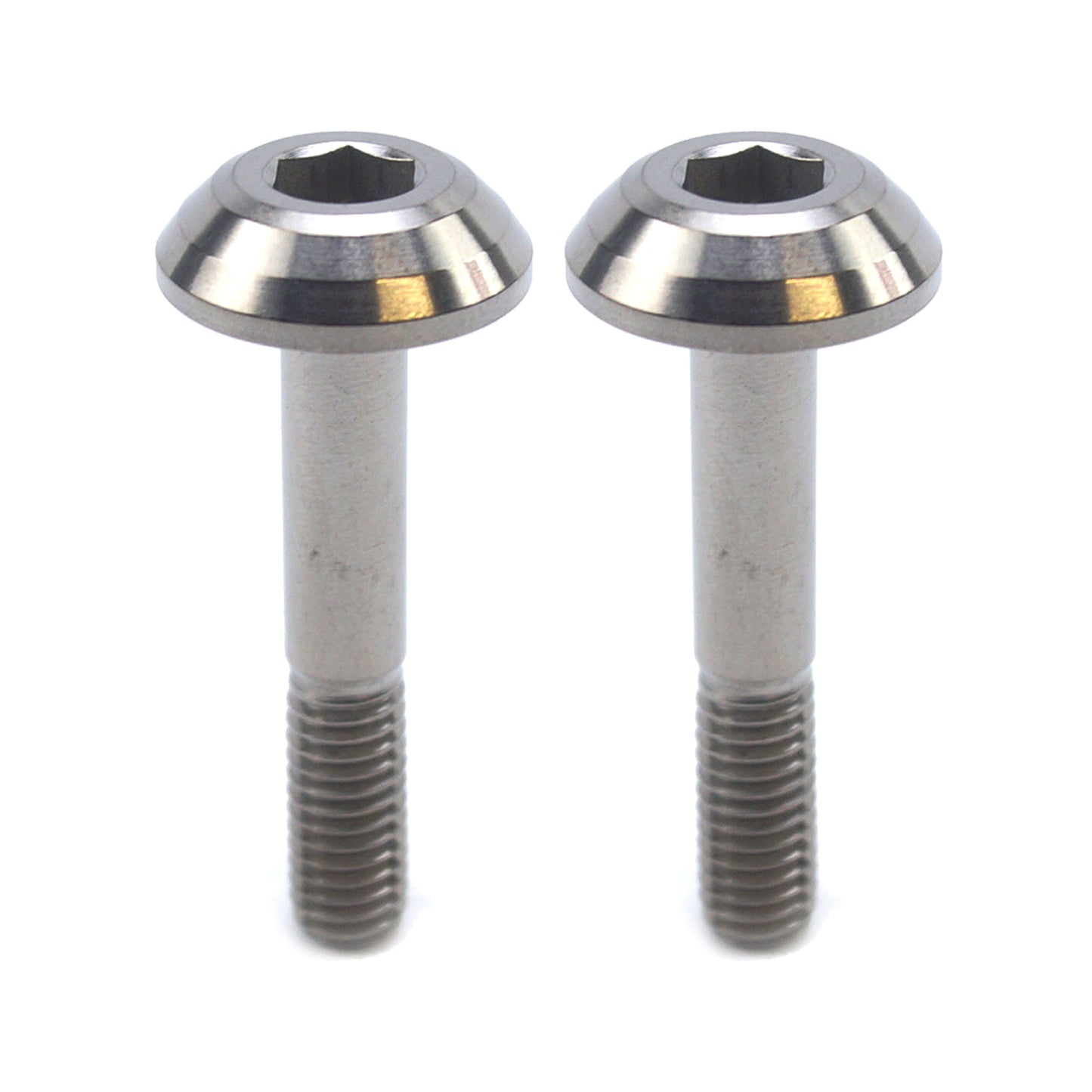 TITANIUM GR5 PANEL BOLT M6X35mm, PACK OF 2 / METRIC COARSE