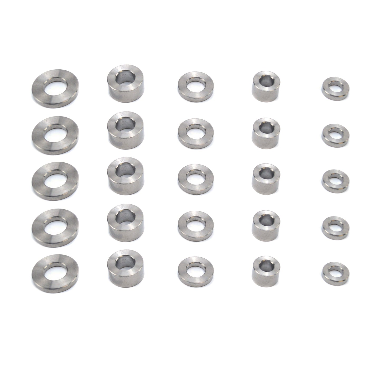 TITANIUM SPACER KIT 25PCS, TITANIUM GRADE 5 / PACK OF 25