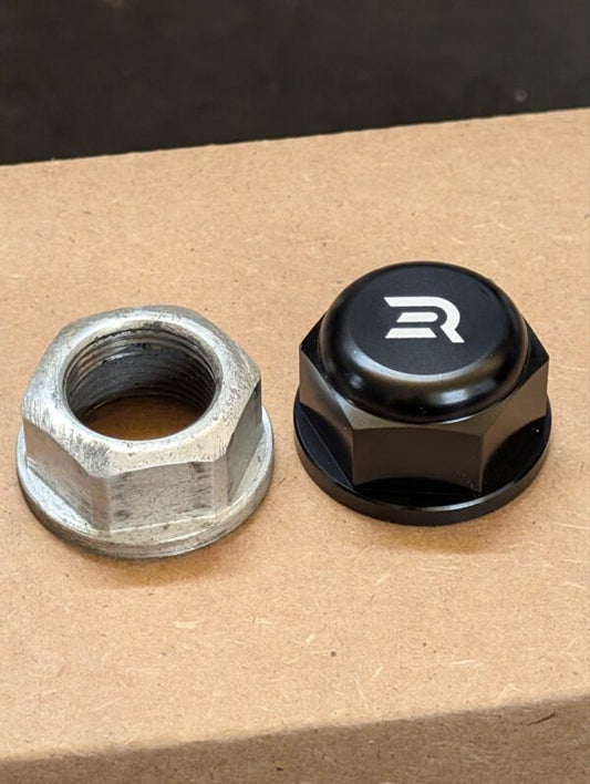 Rutherford Racing Closed End Rear Axle Nut Enduro TBI KTM HUSQVARNA GASGAS