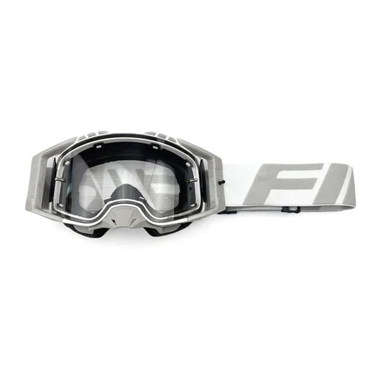 FIR NANO MOTOCROSS ENDURO BLACKOUT GOGGLES, ANTI-FOG TAC LENS, BAG & LENS WIPE INCLUDED