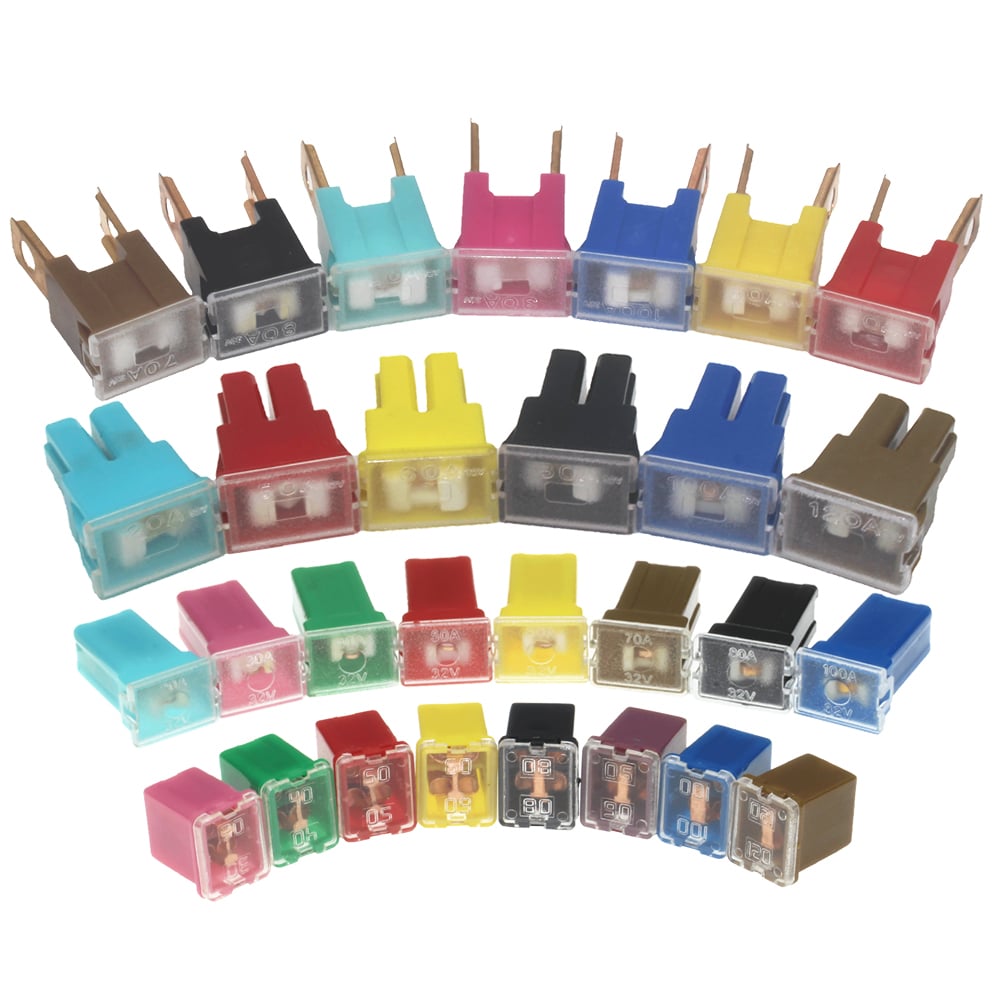 Pack of 2 Cartridge Fuses 30 Amp ATV UTV Female J Case Type