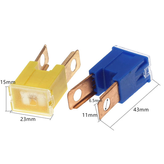 Pack of 2 Cartridge Fuses 100 Amp ATV UTV Male PAL 294 Series