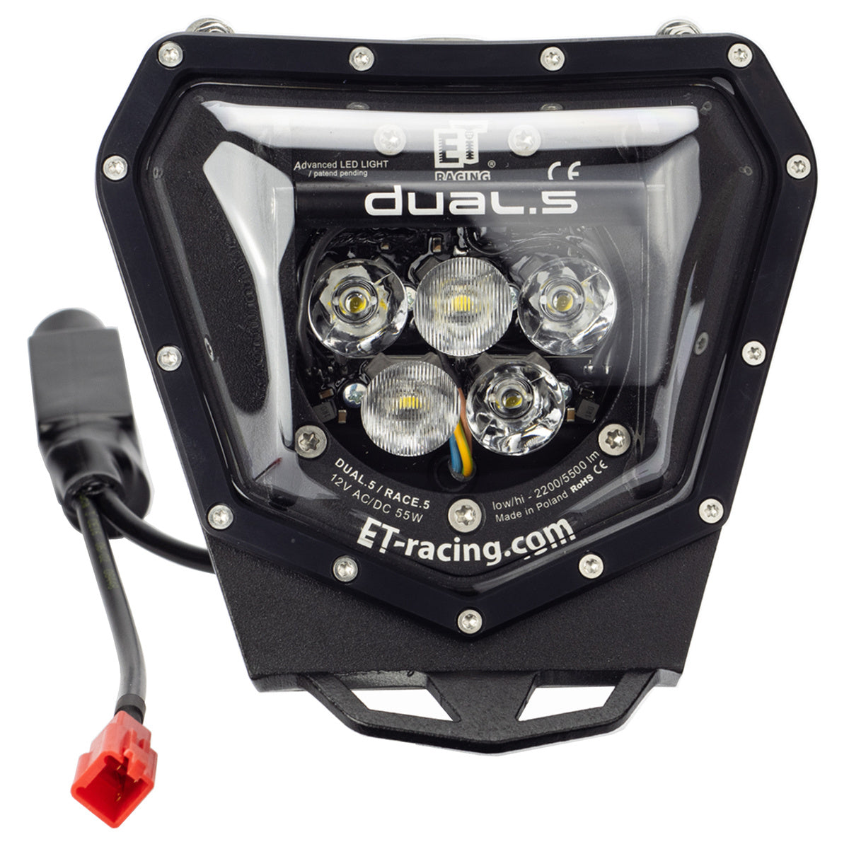 ET-RACING DUAL-5 LED HEADLIGHT