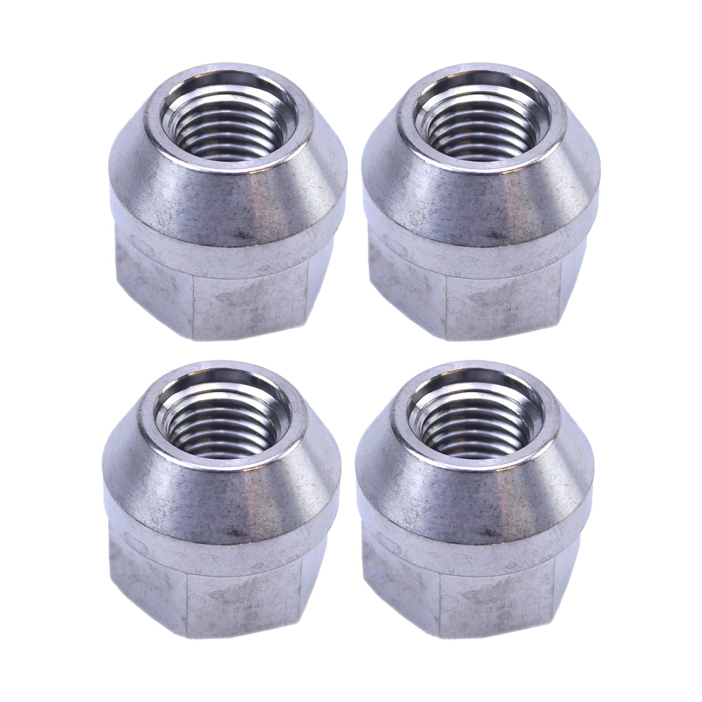 TITANIUM GR5 LUG NUT M10X1.25, BEVELED NUT / PACK OF 4 / QUAD TRAILER