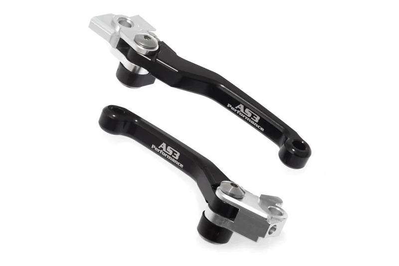 BETA 125 200 250 300 350 390 430 480 RR XTRAINER 2013-2023 AS3 FRONT BRAKE & CLUTCH FLEXI LEVERS RED