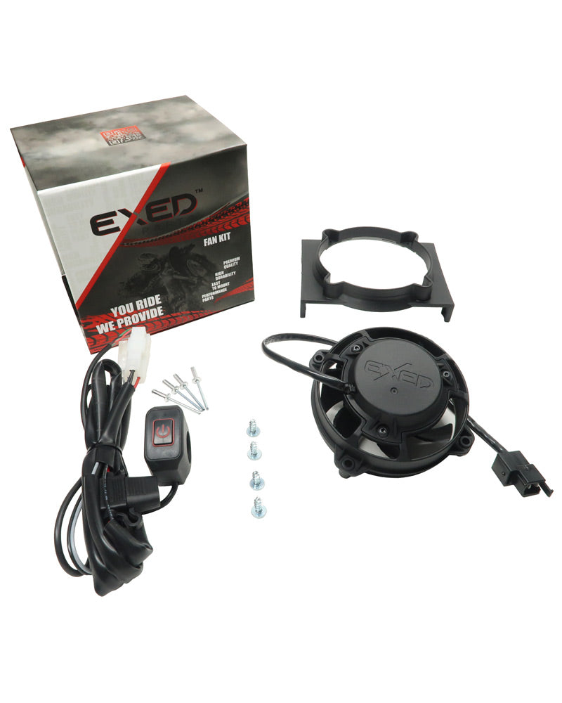Exed Parts™ – Cooling Fan and Mounting Kit for BETA RR, with Led ON/OFF Switch 2024 2+4 stroke
