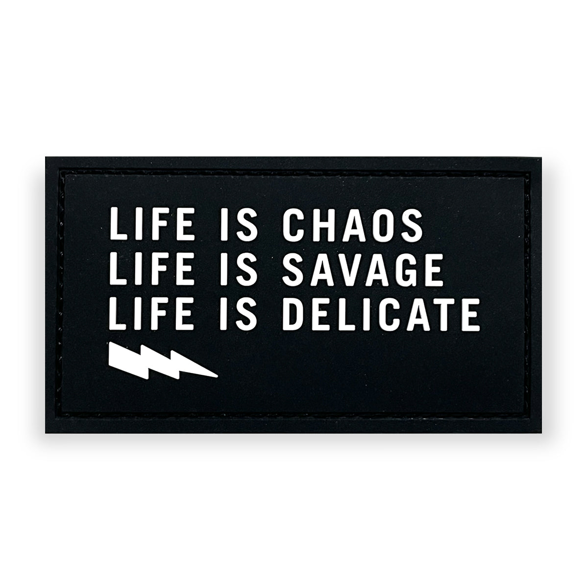 Life is Chaos Rubber Patch - USWE 101247