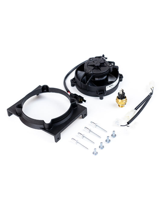 Exed Parts™ – Kit with Fan and Mounting Bracket for BETA RR, with Thermoswitch and Beta Original wiring harness, 2020 to 2023