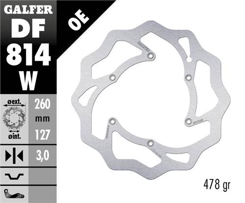 GALFER DISC FRONT BETA RR 2T 2013 - 2025 RR 4T 2015 - 2025