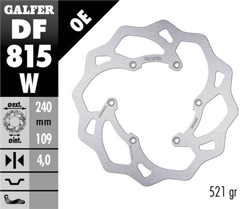 GALFER REAR DISC BETA RR 2T 2013 - 2025 RR 4T 2015 - 2025