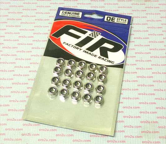 NYLOC NUT M8 SS 20/PACK, STAINLESS STEEL