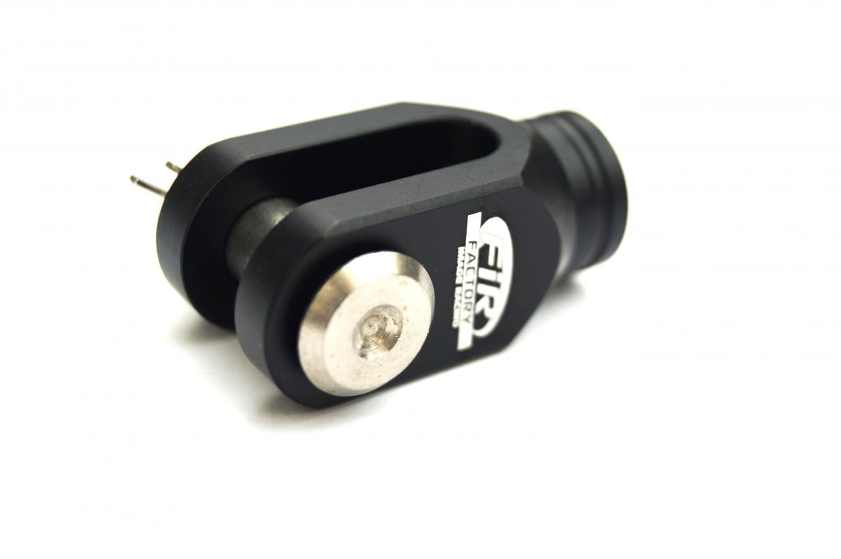 BRAKE CLEVIS REAR BLACK KX RM, FIR ASRBC-06, CNC ALLOY