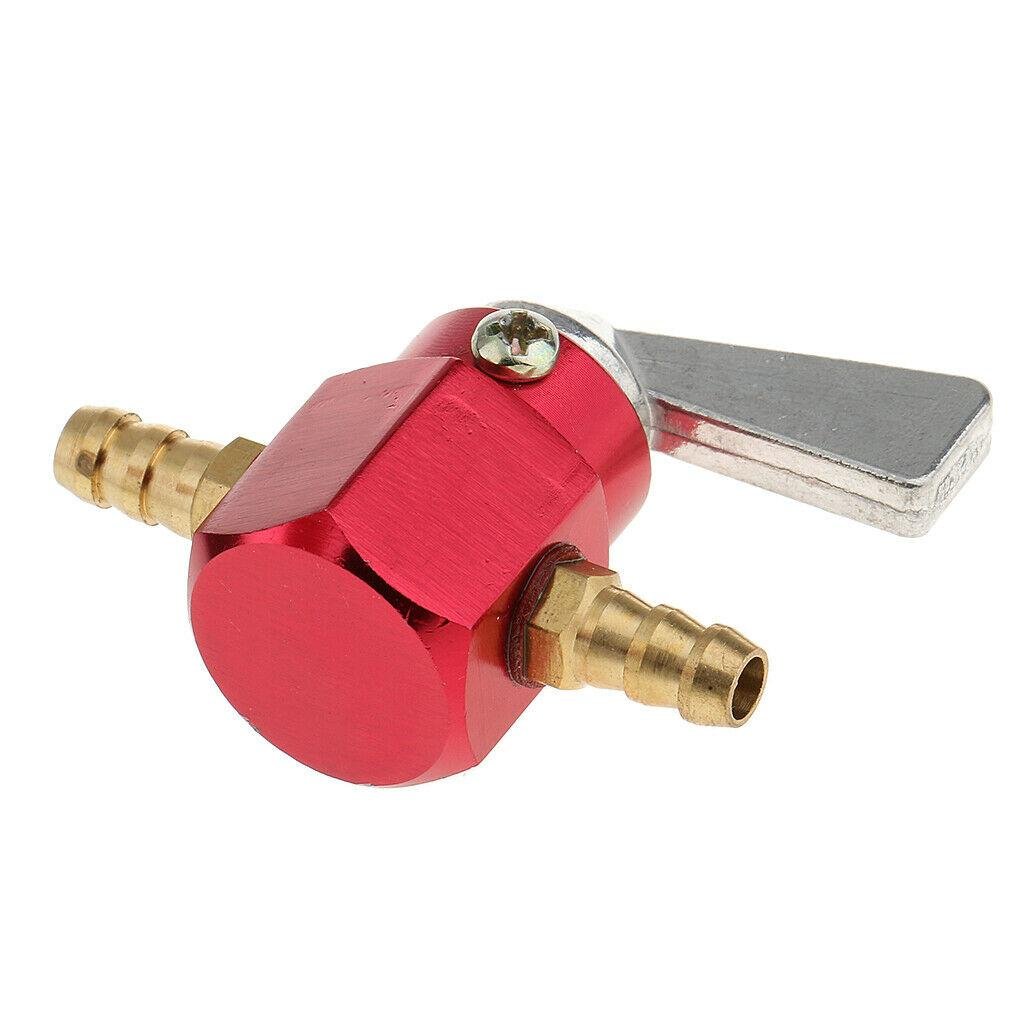 FUEL TAP INLINE RED