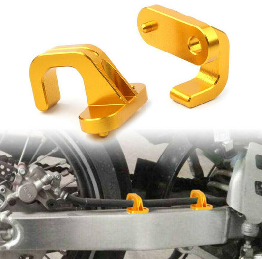 HOSE PIPE CLIP GOLD PACK-2, DR650SE 1996-2019 RM125 1996-2008 RM250 1996-2008 DRZ400 2000-2004 DRZ400E2000-2007 DRZ40, GUIDE, HOSE 61196-27C30