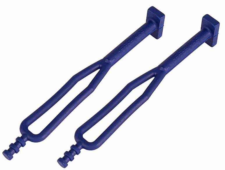 RUBBER STRAP KIT/2 BLUE 50303018000, SIDE-STAND KICK-STAND STRAP