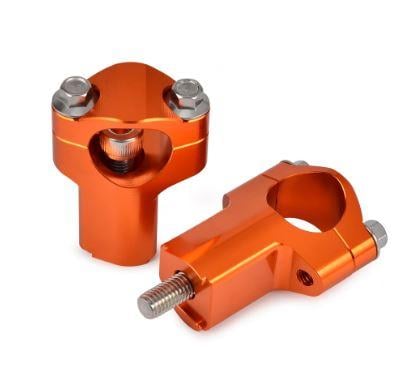 28.6mm Handlebar Clamp 52mm Risers Bar Mount In Orange for KTM Gas Gas BETA Husqvarna