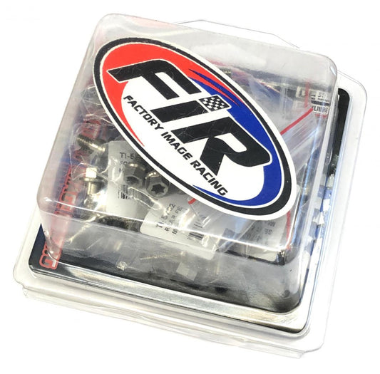 TITANIUM PLASTIC BOLT KIT KTM, HARDWARE FITMENT REF: KTM-PFK1, KTM-0306SX0507XC KTM-0407EXC KTM-0710SX0810XC KTM-0810EXC KTM-112SXC12EXC