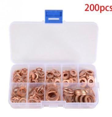 FIR COPPER WASHER KIT 200pcs M5 M6 M8 M10 M12 M14