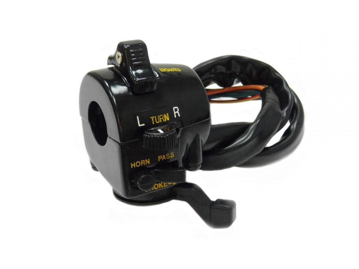 HANDLEBAR SWITCH - LEFT, 46091-047 KAWASAKI 1973 H1-D 1974 H1-E 1975 H1-F 1975 H2-C (MACH IV) 1976 KH250-A5 1976 KH400-A3 19, MC-01A05