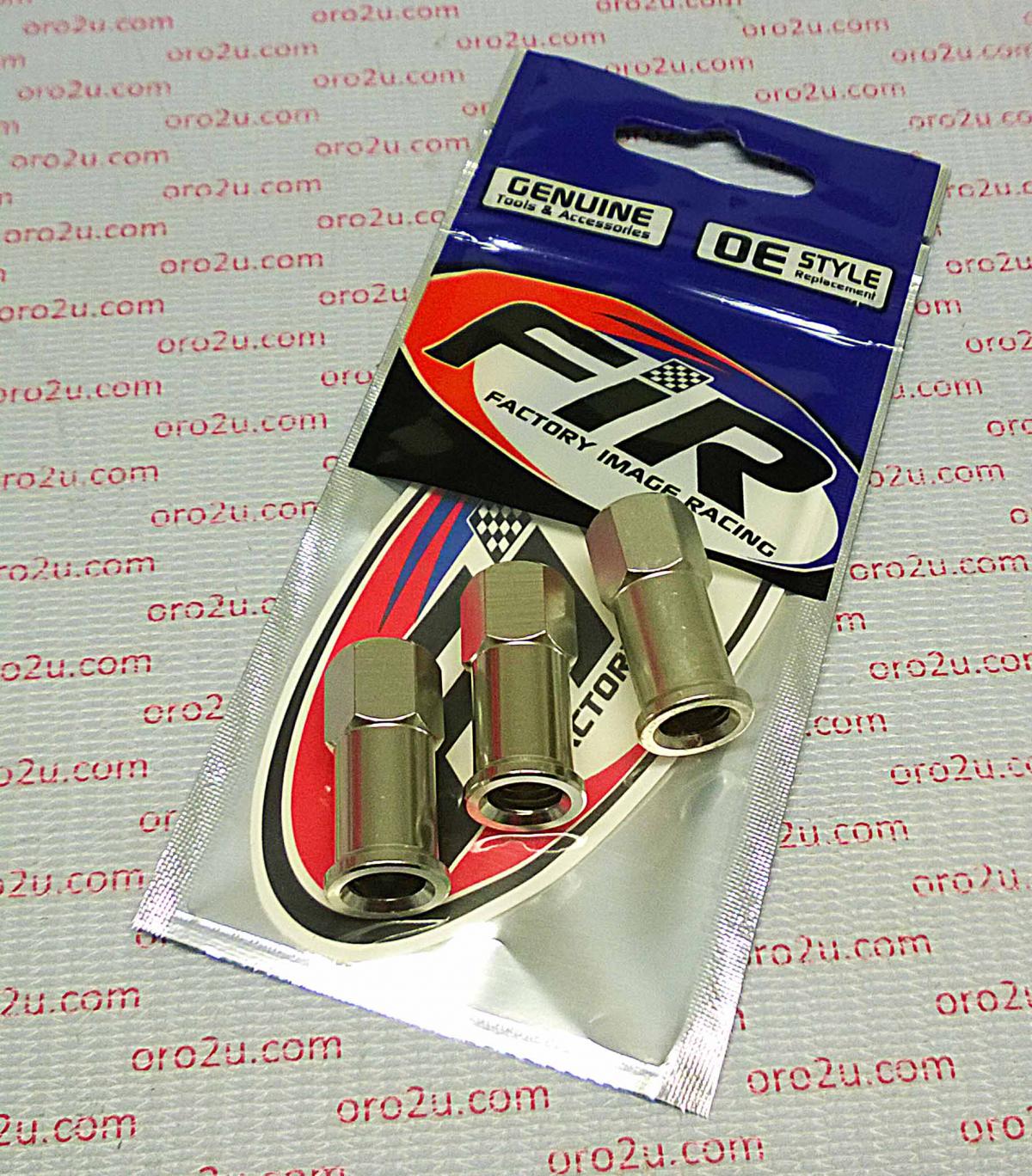 8mm RIM LOCK NUTS PK/3 SILVER