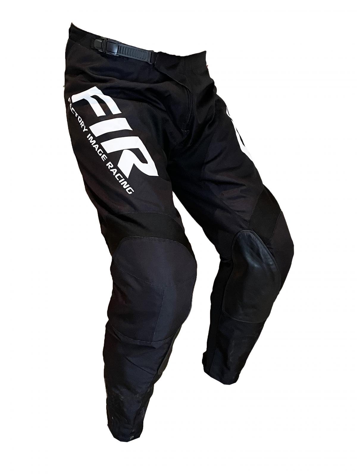 CONTOUR BLACK/WHITE PANTS 36, MX RACE WEAR, ENDURO GEAR
