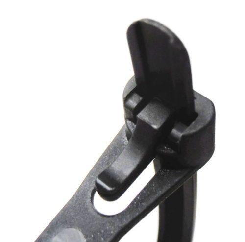 REUSABLE NYLON CABLE ZIP TIES BLACK, 300mm x 7.6mm - PACK OF 100