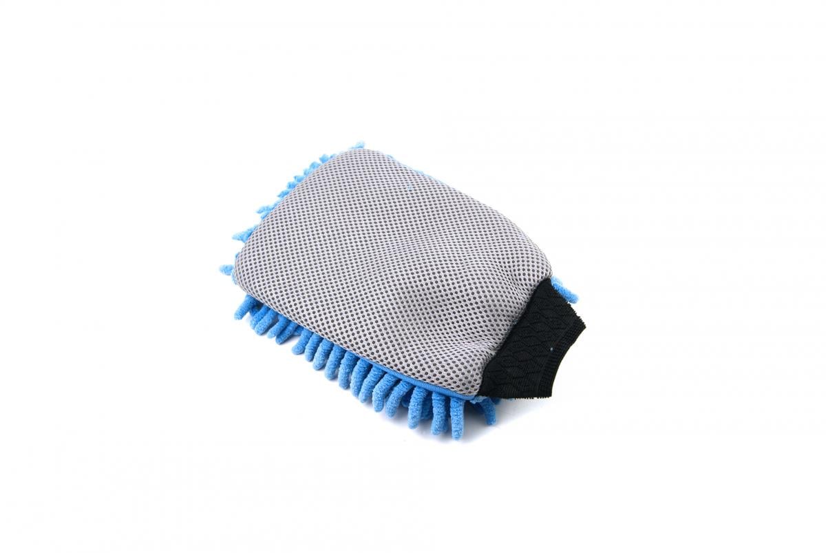 CLEANING 2-IN-1 WASH MITT, MICROFIBRE & SPONGE