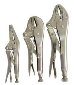 SELF LOCKING VISE GRIP PLIERS SET OF 3