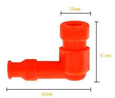 SPARK PLUG CAP RUBBER RED UNIVERSAL