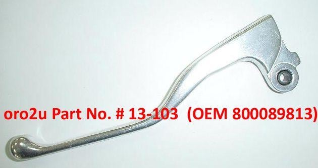 LEVER BLADE CLUTCH SILVER TE, HUSQVARNA 800089813 DIECAST