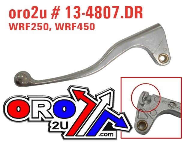 LEVER BLADE CLUTCH WRF250 450, 5TJ-83912-80-00, 5TJ-83912-81-00, MX-08612