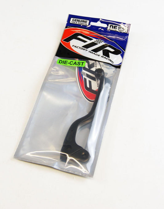CLUTCH LEVER BLADE BLACK LONG, DIE-CAST HONDA CR 83-97