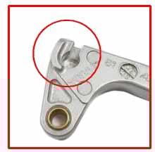 LEVER BLADE CLUTCH WRF250 450, 5TJ-83912-82-00, 5TJ-83912-81-00