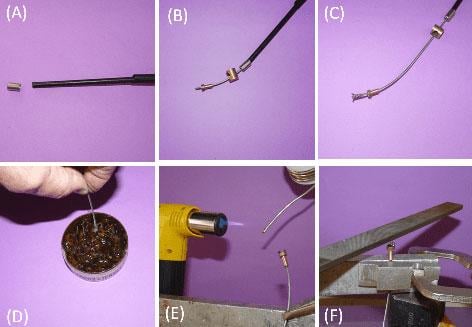 NIPPLE 5x7x1.6 BARREL BRASS PK10