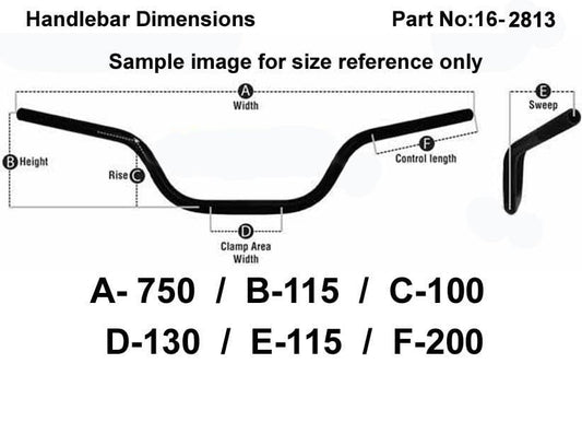 ROAD HIGH HANDLEBAR 7/8'', S/BIKE SPORTS UNIVERSAL GREEN, / REN REF : 756-01