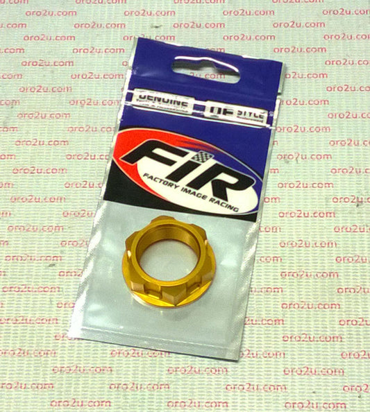 M24x1.00mm STEM NUT EACH GOLD, ALUMINIUM / CR RM RMZ YZ YZF, / CNC