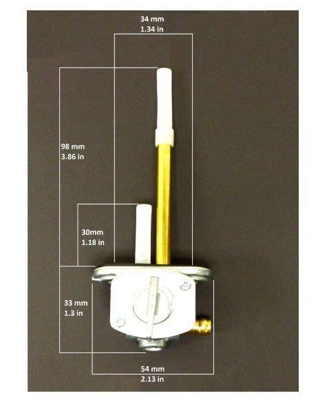 FUEL PETCOCK TAP YFM YFB ATV, YAMAHA 3JN-24500-02-00, AT-07574