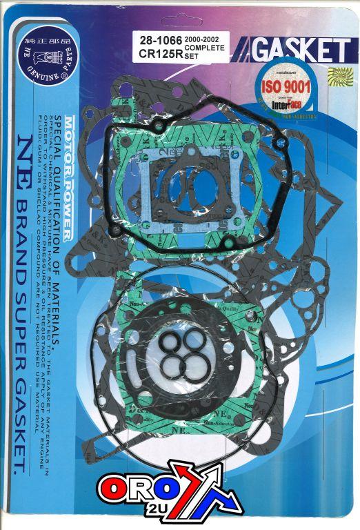 GASKET FULL SET 00-02 CR125R, Complete set without oil seals !